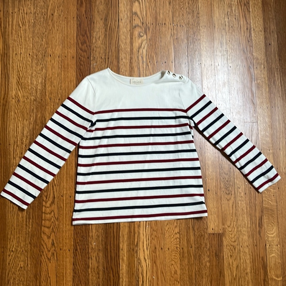 Sezane Loic Striped Breton Style Top